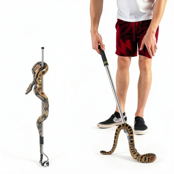 Gzlozak Snake Hook Stainless Steel Removable Extension-4