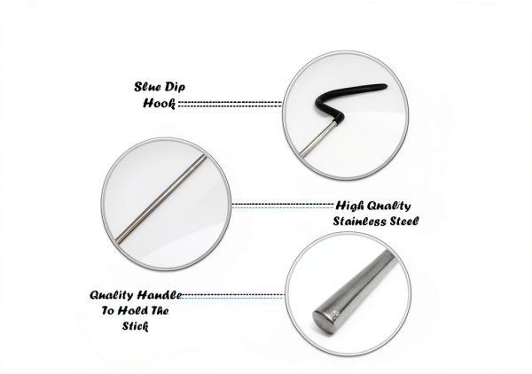 DDP Snake Hook Heavy Duty Stainless Steel Reptile Handler-3