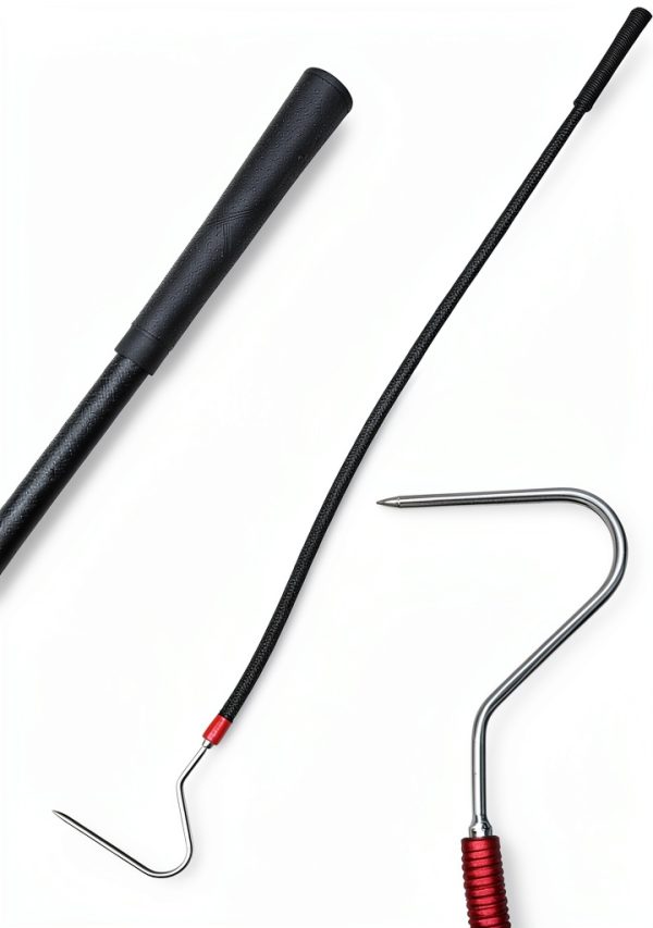 RUYARXNM Snake Hook Carbon Steel Manual Reptile Handler-0