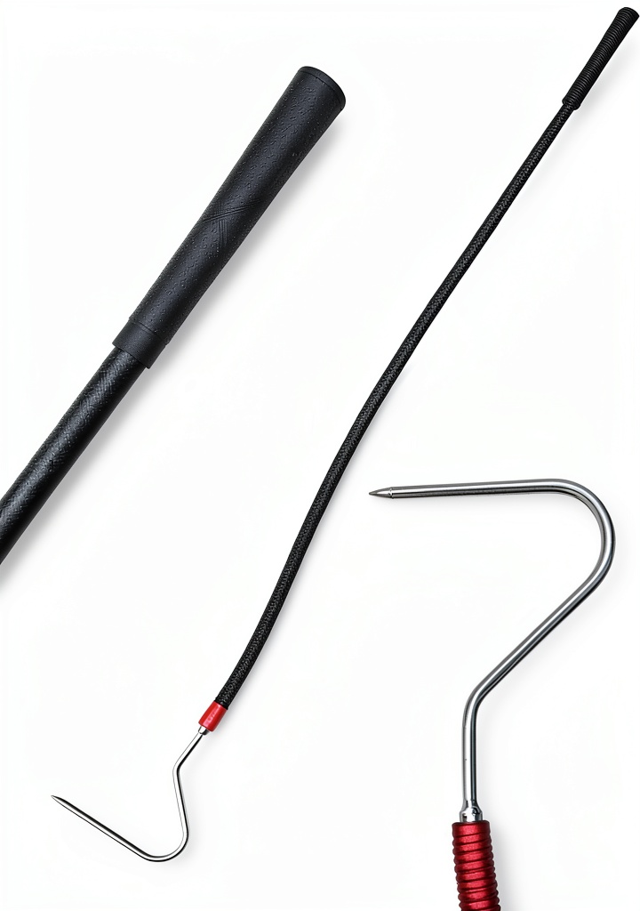 RUYARXNM Snake Hook in use on a reptile enclosure