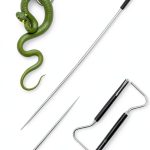 NorthSpoor Snake Hook Stainless Steel Retractable Reptile-0