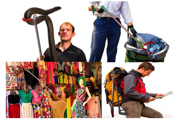 Luna Zhang Snake Handling Tools Hook Net Tongs Grabber-2