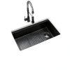 Lonsince Black Stainless Steel Undermount Kitchen Sink-4