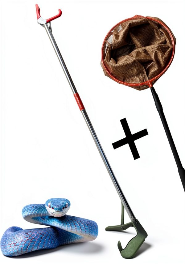 Luna Zhang Snake Handling Tools Hook Net Tongs Grabber-0
