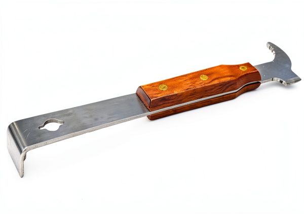 Proven Supplies Beekeeping Tool Stainless Steel Wood Handle-2