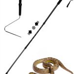 HOMEYA Snake Hook Retractable Aluminum Alloy Reptile Tool-0