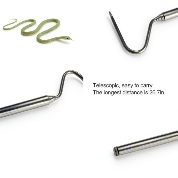 Hamiledyi Snake Hook Protective Gloves Stainless Steel-2