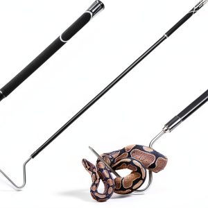 YLEECH Snake Hook Carbon Lightweight Reptile Handling Tool-0