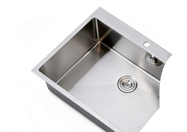 BoomHoze Brushed Nickel Kitchen Sink Stainless Steel Modern-4