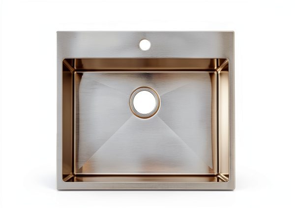 SHACO Brushed Nickel Drop In Bar Sink Stainless Steel-1