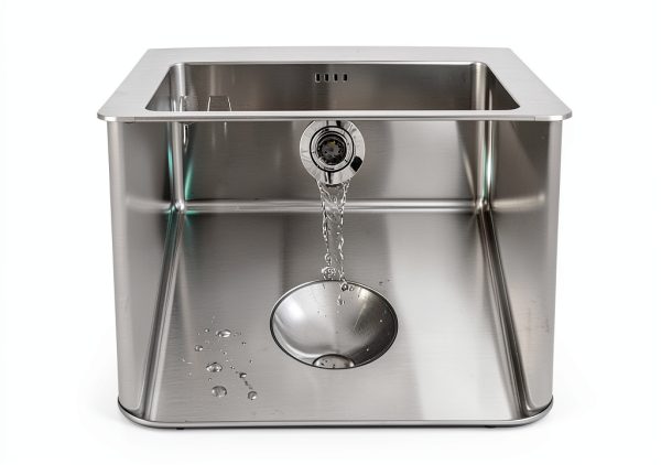 Delironexu Stainless Steel Bar Sink Rust Resistant Topmount-4