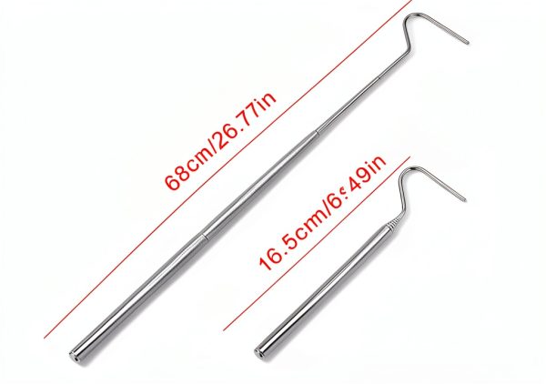 KUIDAMOS Snake Hook Stainless Steel Extendable Reptile-6