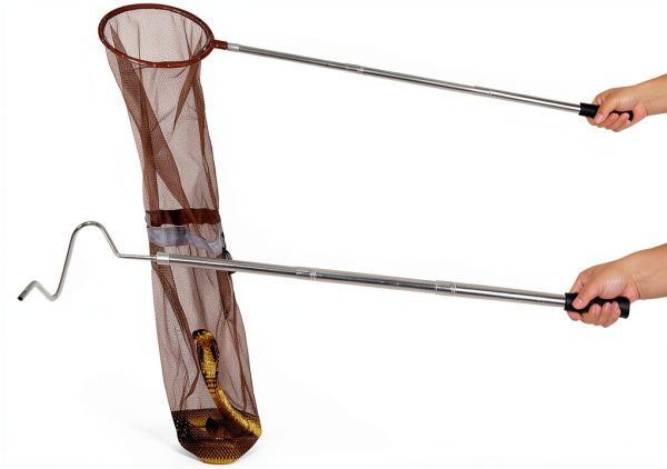 Flowpubs Snake Hook Net Set Professional Reptile Handling-0