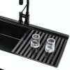 Lonsince Black Stainless Steel Undermount Kitchen Sink-7