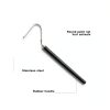 JJUNW Snake Hook Stainless Steel Adjustable Reptile Handler-2