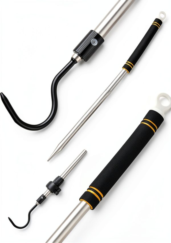 Gzlozak Snake Hook Stainless Steel Removable Extension-0