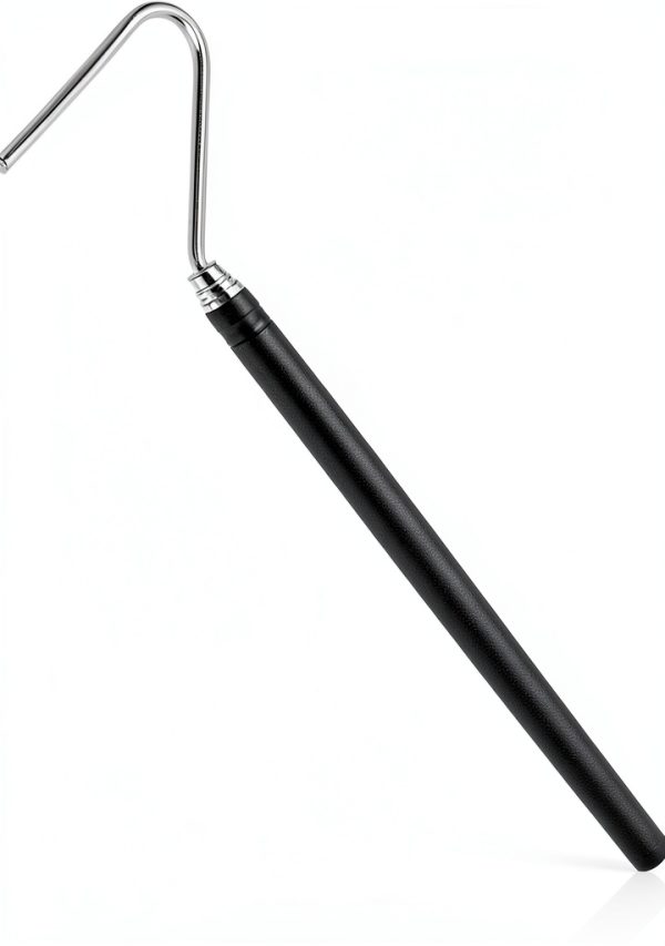JJUNW Snake Hook Stainless Steel Adjustable Reptile Handler-0