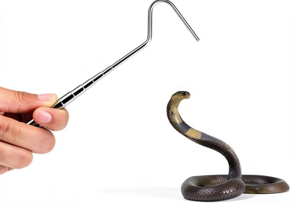 Snake Hook Bilindasly Stainless Steel Collapsible Reptile-6