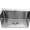 SHACO Brushed Nickel Drop In Bar Sink Stainless Steel-3