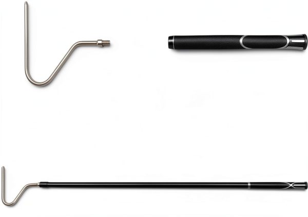 YLEECH Snake Hook Carbon Lightweight Reptile Handling Tool-1