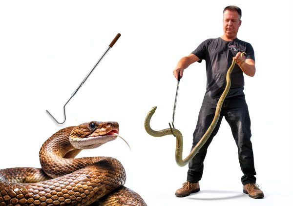 Smarkey Snake Hook Stainless Steel Telescoping Reptile-1