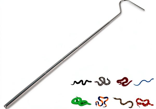 KUIDAMOS Snake Hook Stainless Steel Extendable Reptile-0