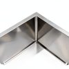 SHACO 25x22 Drop In Sink Stainless Steel Brushed Nickel-3