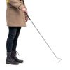 JJUNW Snake Hook Stainless Steel Adjustable Reptile Handler-5