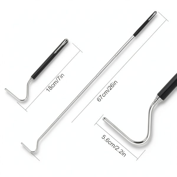 NorthSpoor Snake Hook Stainless Steel Retractable Reptile-1