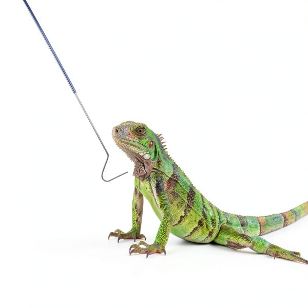 JJUNW Snake Hook Stainless Steel Adjustable Reptile Handler-4