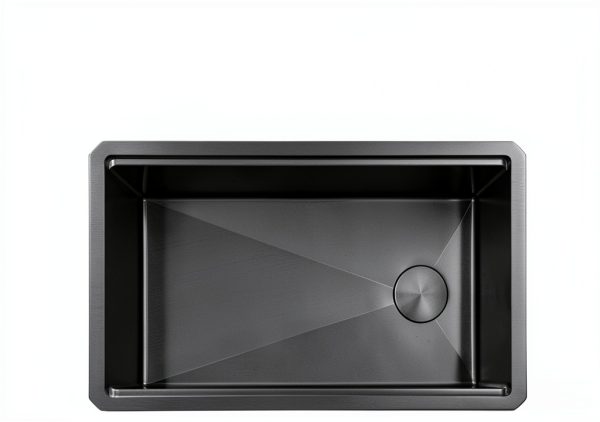 Lonsince Black Stainless Steel Undermount Kitchen Sink-5