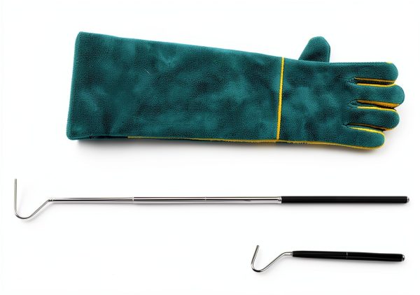 Hamiledyi Snake Hook Protective Gloves Stainless Steel-1