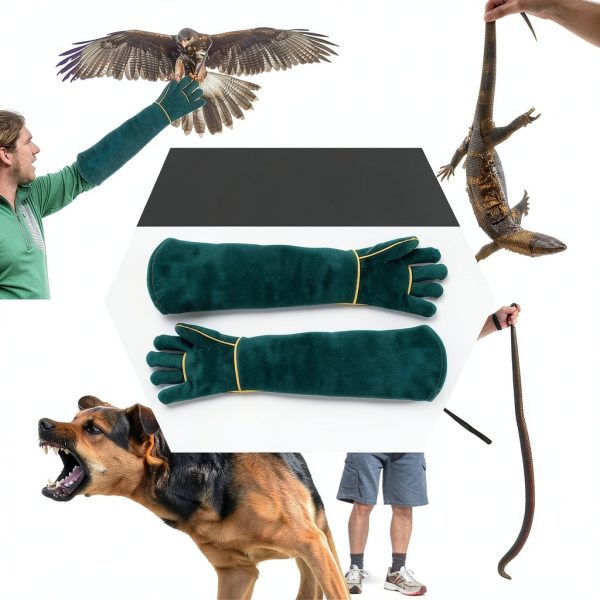 Surfante Snake Handling Gloves Bite Proof Long Sleeves Hook-1