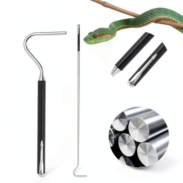 NorthSpoor Snake Hook Stainless Steel Retractable Reptile-5
