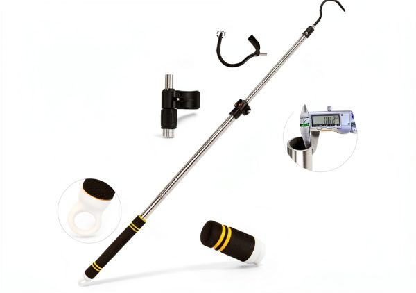 Gzlozak Snake Hook Stainless Steel Removable Extension-2