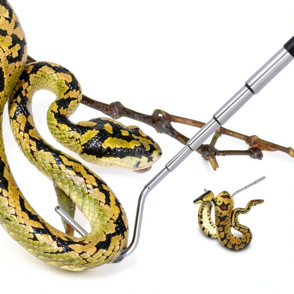 NorthSpoor Snake Hook Stainless Steel Retractable Reptile-3