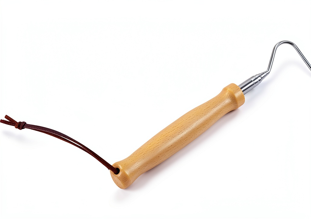 BOVONVON snake hook extended to full length on a neutral background