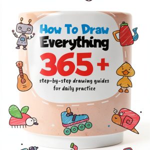 Cartoon Drawing Book for Kids Amazon Kindle Print Replica 192 Pages-0
