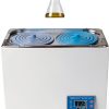 AMNOOL Double Hole Maria Lab Water Bath 600W Digital Constant Temp-5
