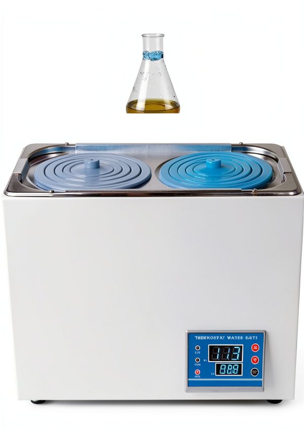 AMNOOL Double Hole Maria Lab Water Bath 600W Digital Constant Temp-5