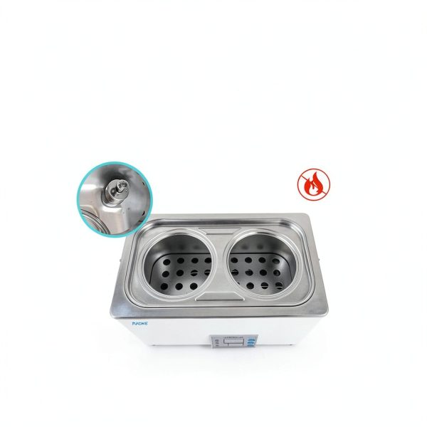 TUOHE-Lab Digital Water Bath 20L Steel Liner with Dry-Burn Protection-3